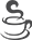 コーヒーシルエット画像